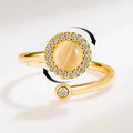 Cat¡¯s Eye Stone Spinner Ring