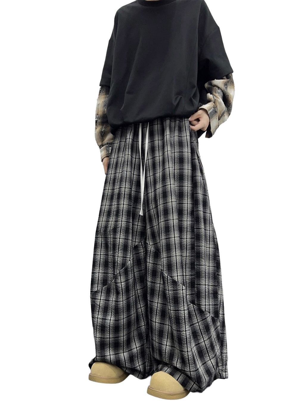 1099 PLAID SWEATS
