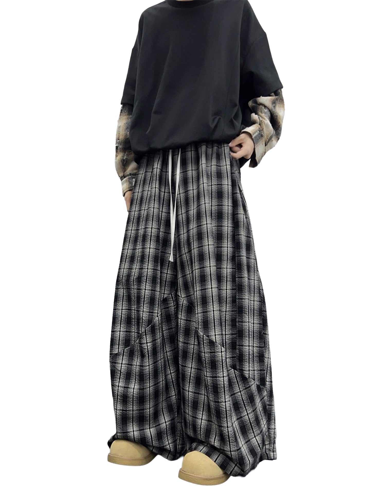 1099 PLAID SWEATS