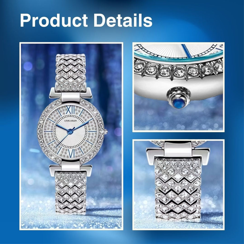 Full-Diamond Luminous Water-Resistant Watch