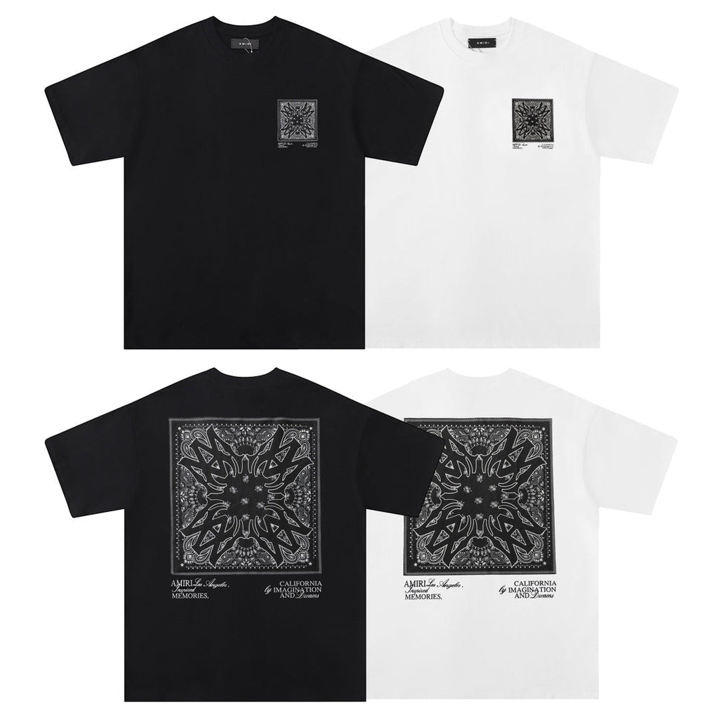 AMRI Printed Cotton Crewneck T-Shirt