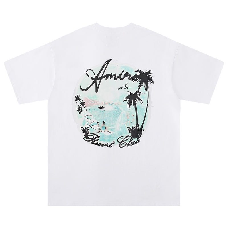 AMRI Paradise Airbrush Cotton T-Shirt