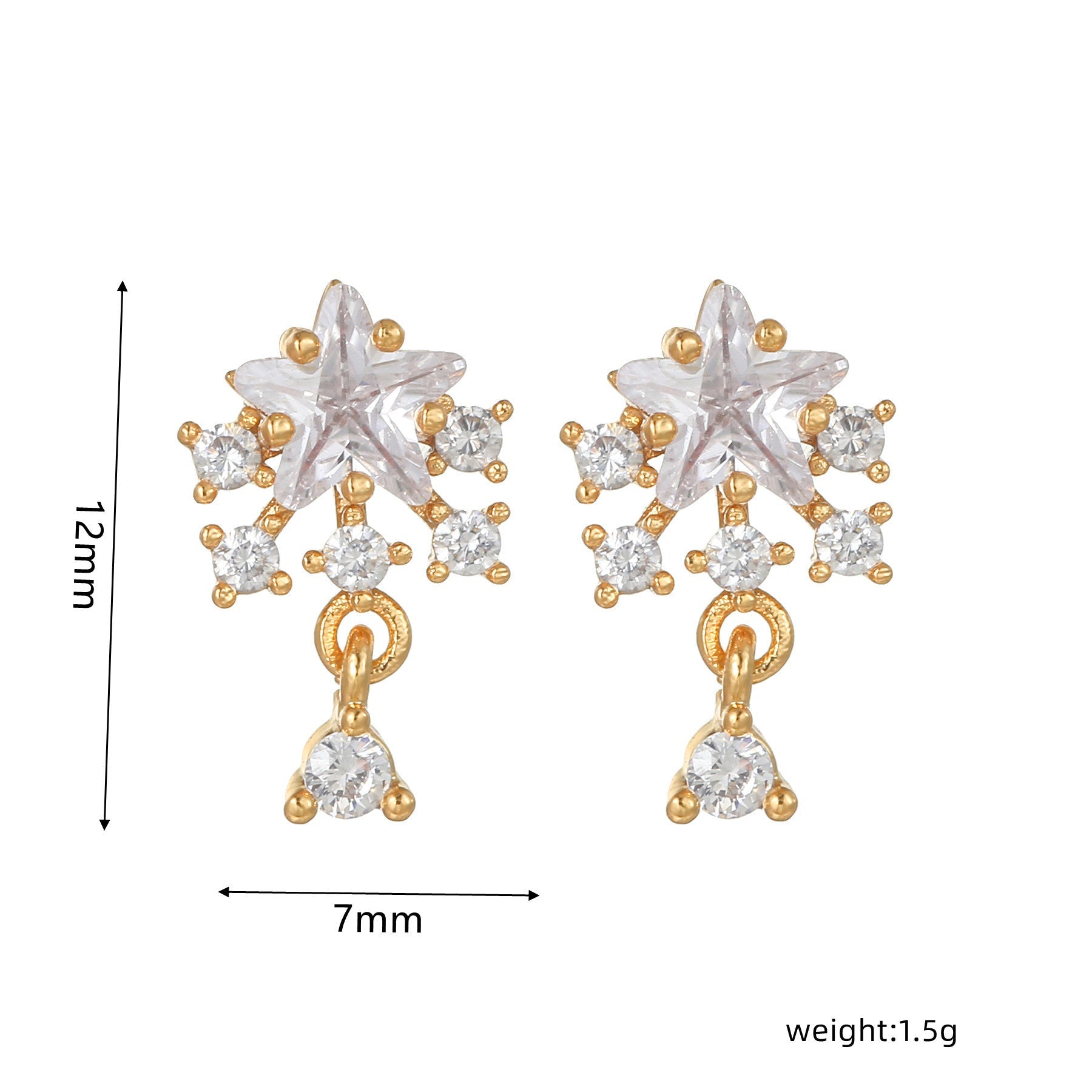 Sweet Pink Love Earrings Set