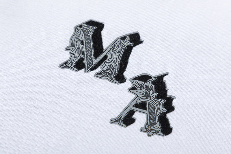 AMRI Angel-print cotton-jersey T-Shirt