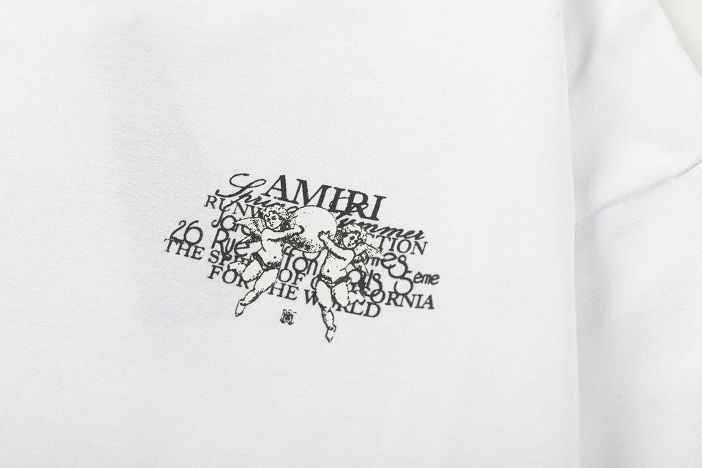 AMRI Crew Neck Unisex Street Style Plain Cotton T-Shirt