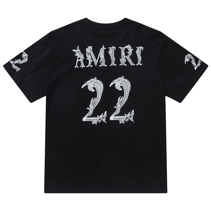 AMRI 22 Logo-Printed Crewneck T-Shirt