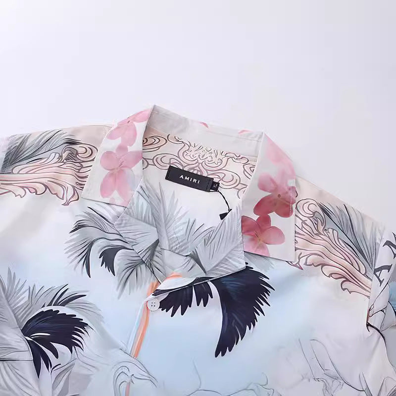 AMRI Men's Cherub Silk Shirt/Short/Suit