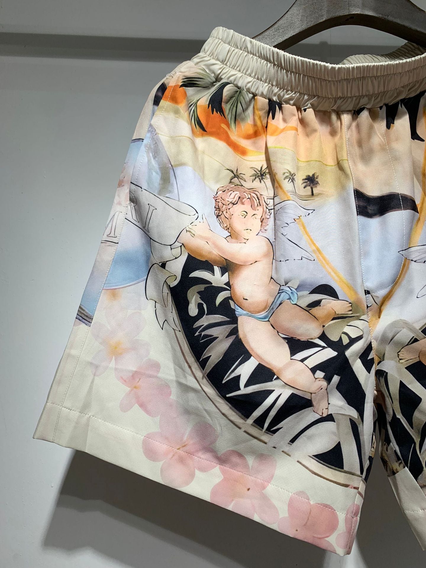 AMRI Men's Cherub Silk Shirt/Short/Suit