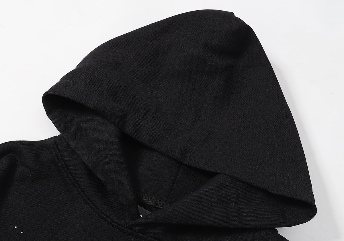 AMRl Street Style Long Sleeves Plain Cotton Logo Hoodies