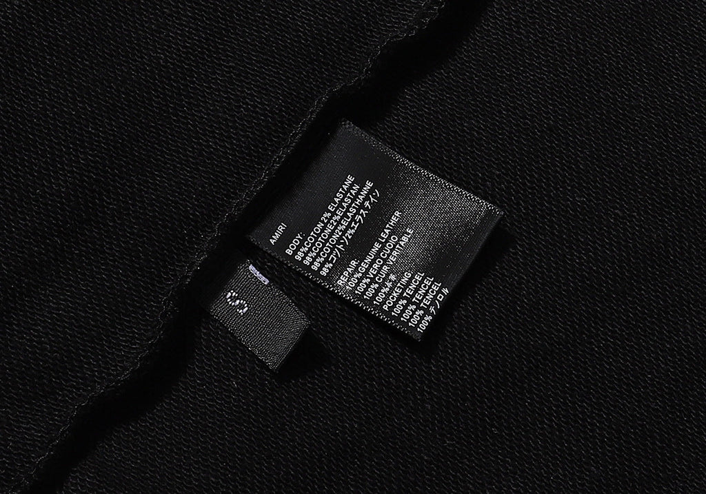 AMRl Street Style Long Sleeves Plain Cotton Logo Hoodies