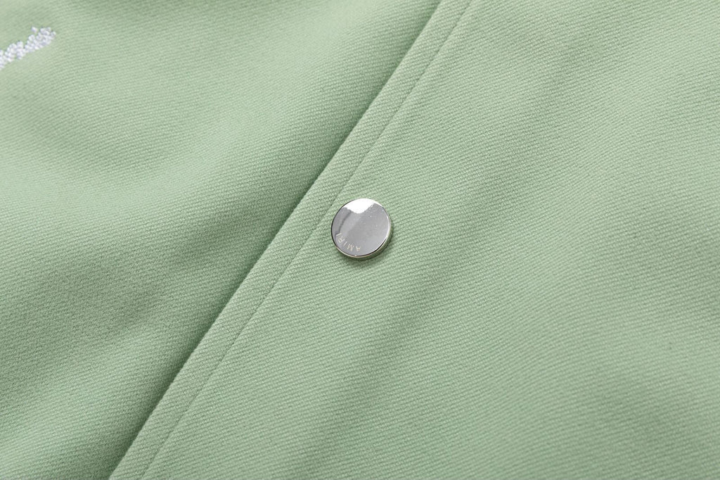 AMRI Angel Branded Woven Varsity Jacket