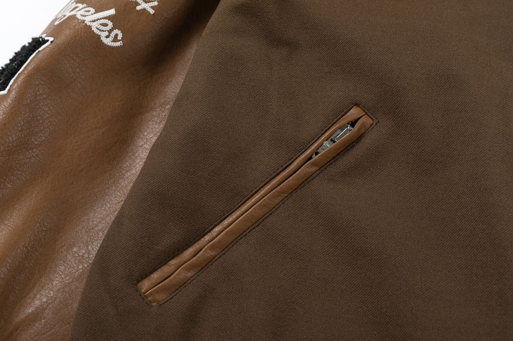 AMRI appliqué-logo Varsity Jackets