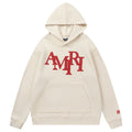AMRI Staggered Logo-Patches Hoodies