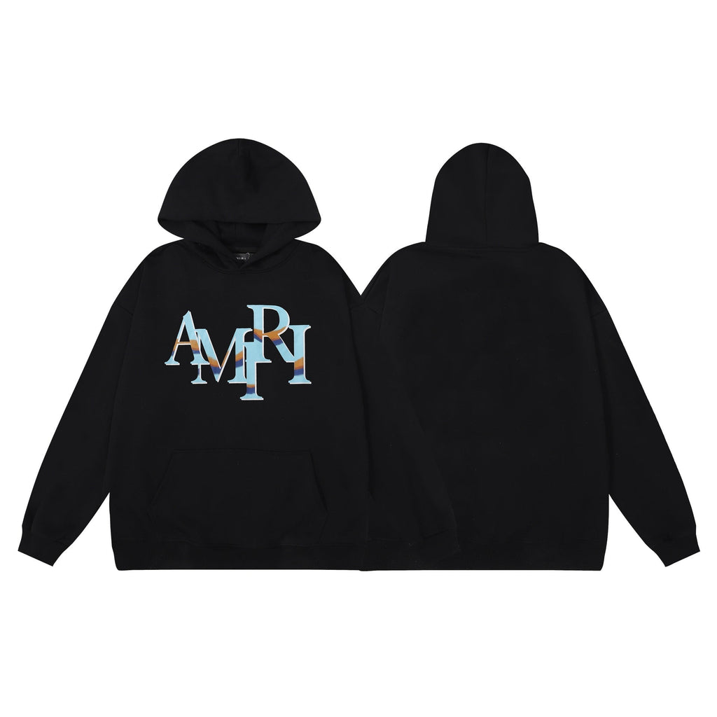 AMRI Bones Logo-Embroidered Hoodie