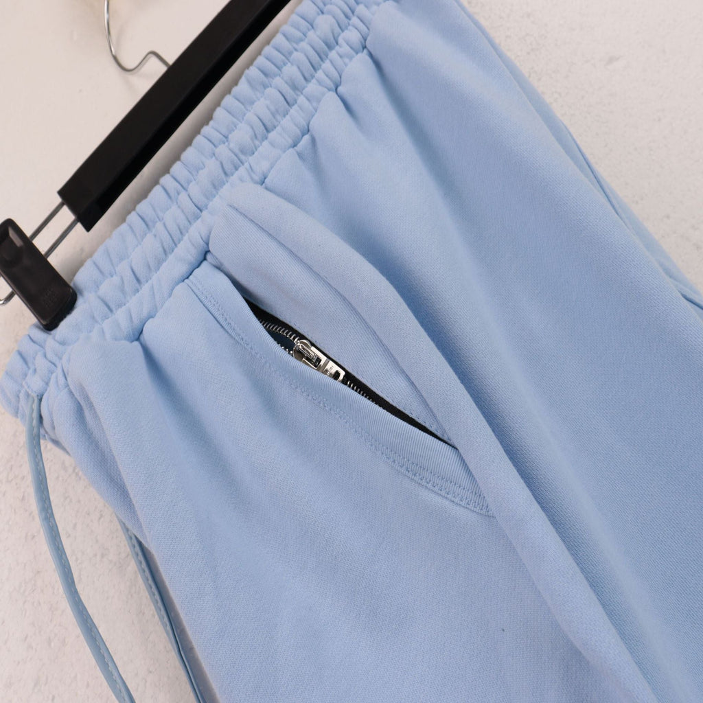 AMRI Leather Logo Cotton-Jersey Pant