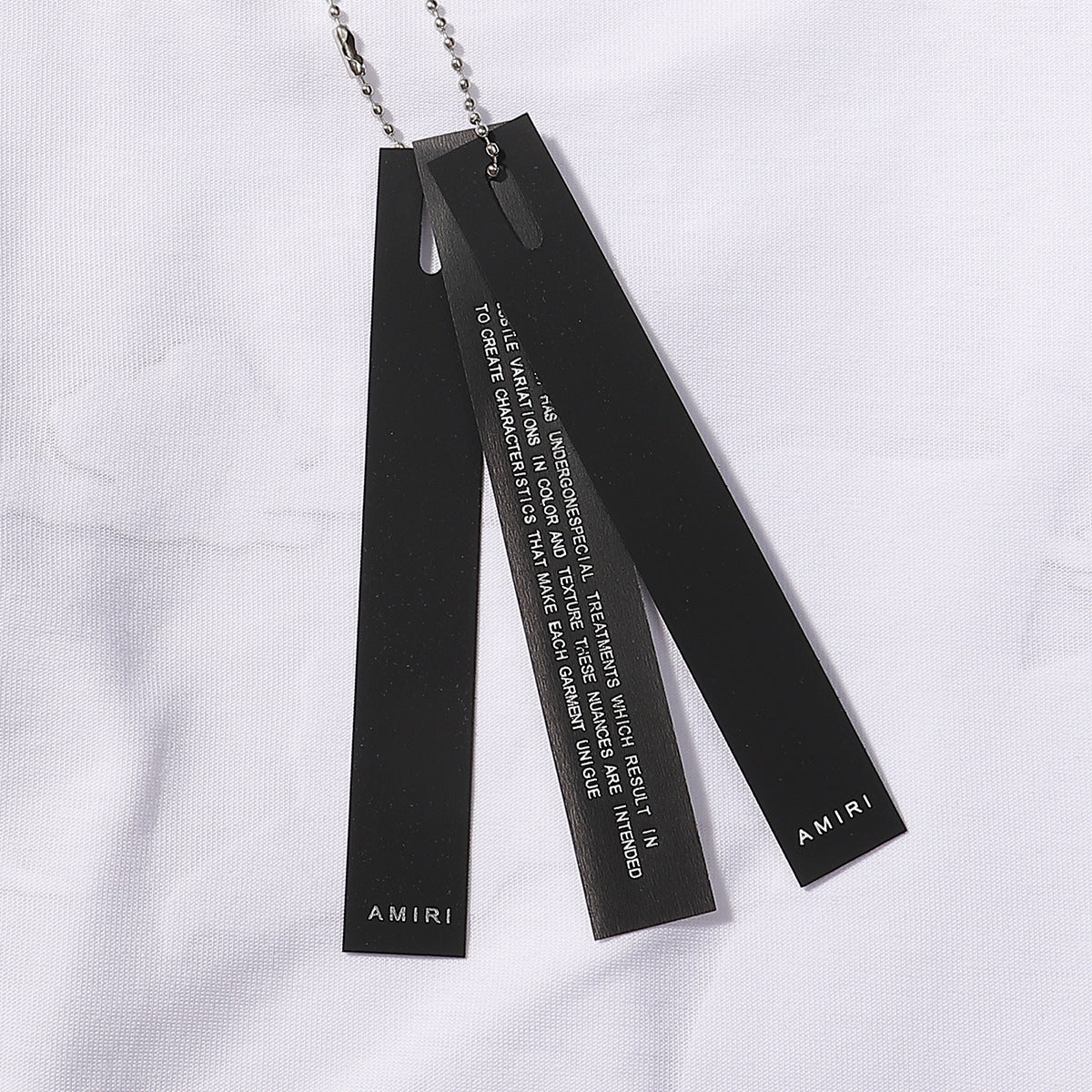 AMRI White Cotton T-shirt