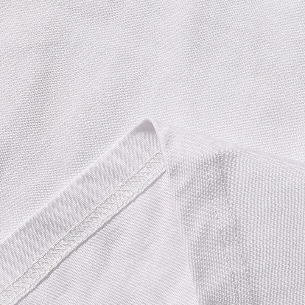 AMRI White Cotton T-shirt