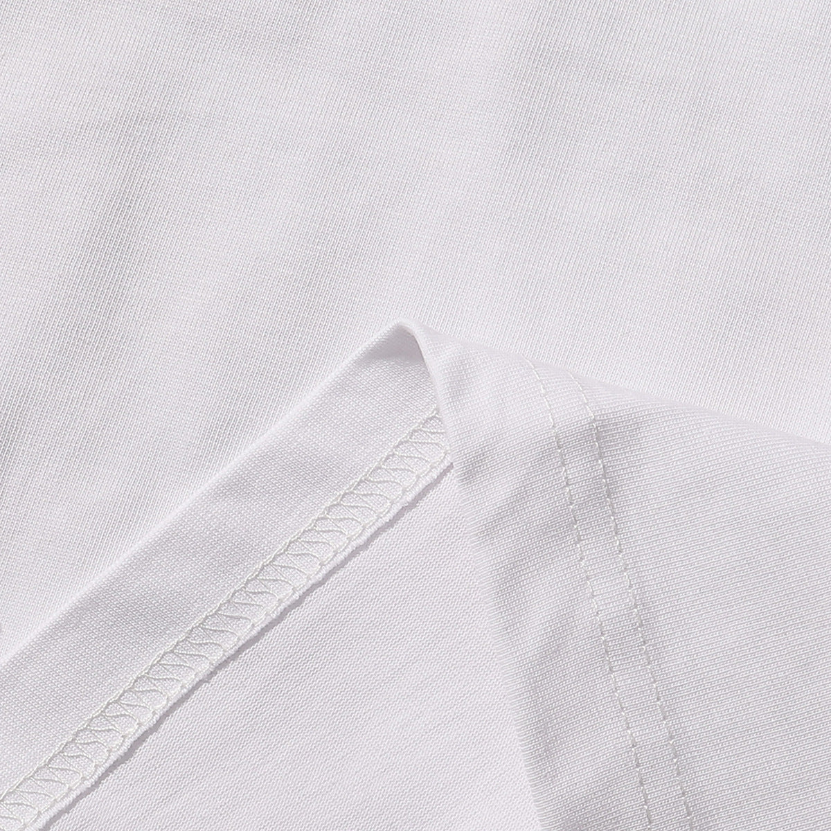 AMRI White Cotton T-shirt