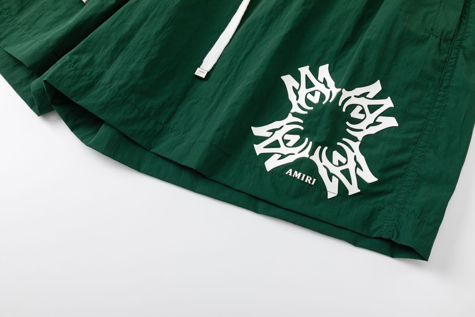 AMRI Straight-Leg Mid-Length Logo-Print Swim Shorts