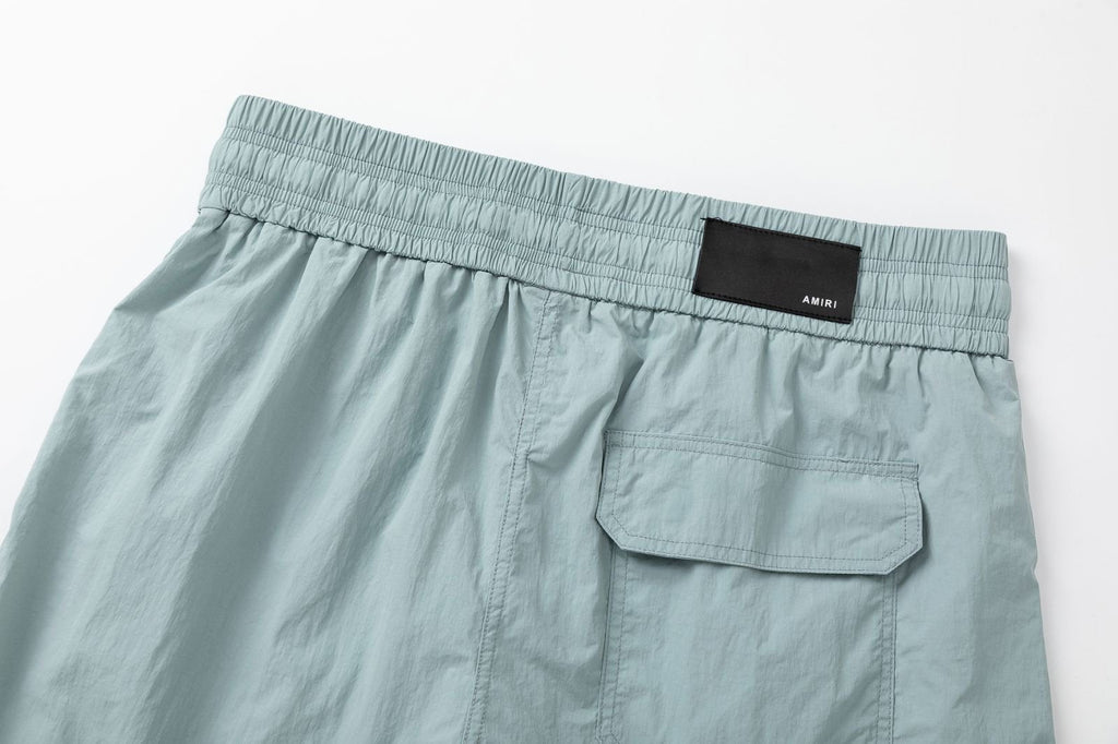 AMRI Starburst logo shell swim shorts