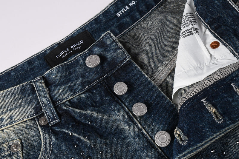 Purple Brand Crystal Diamond Jeans #9131