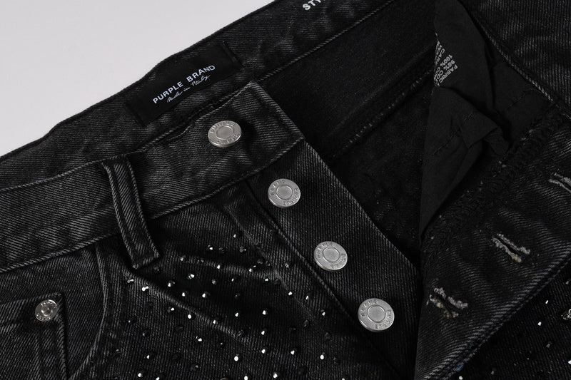 Purple Brand Crystal Diamond Jeans #105