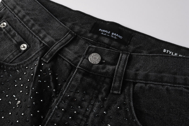 Purple Brand Crystal Diamond Jeans #105