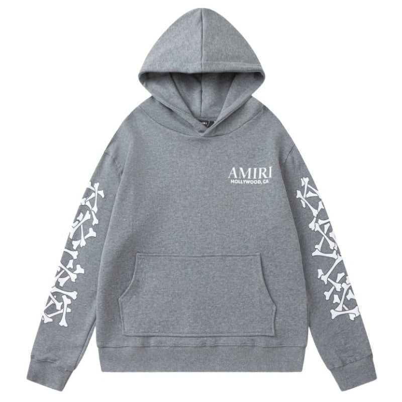 AMRl Stacked Bones Hoodies