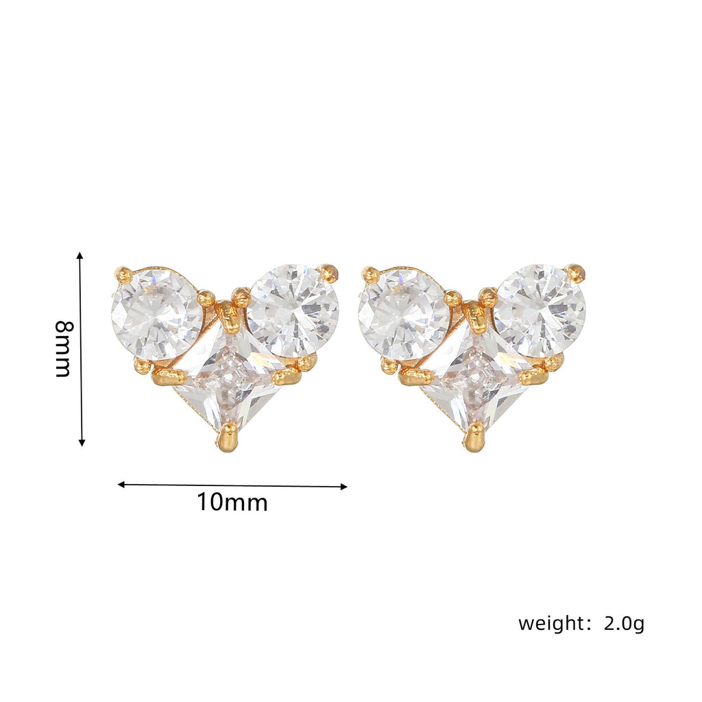 Sweet Pink Love Earrings Set