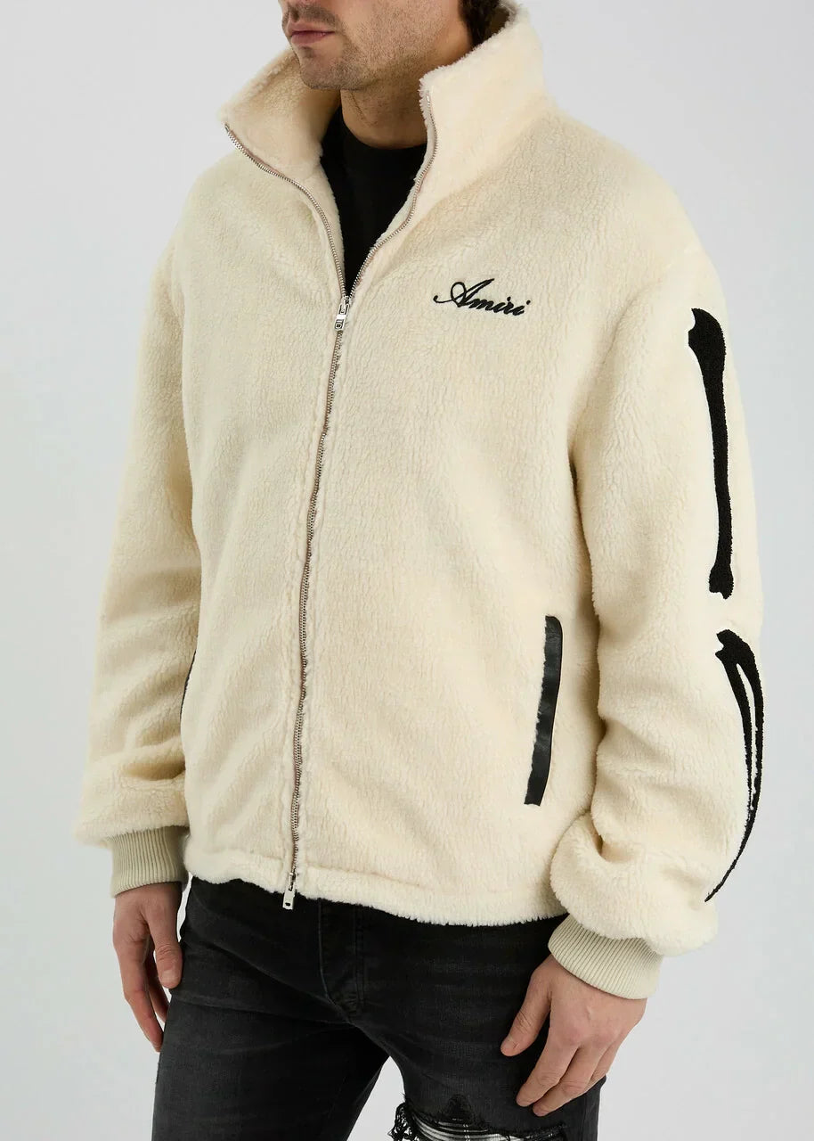 AMRI Men's Sherpa Bones Blouson Fleece Jacket