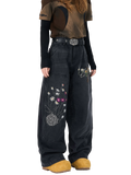 1088 FLORAL DENIM