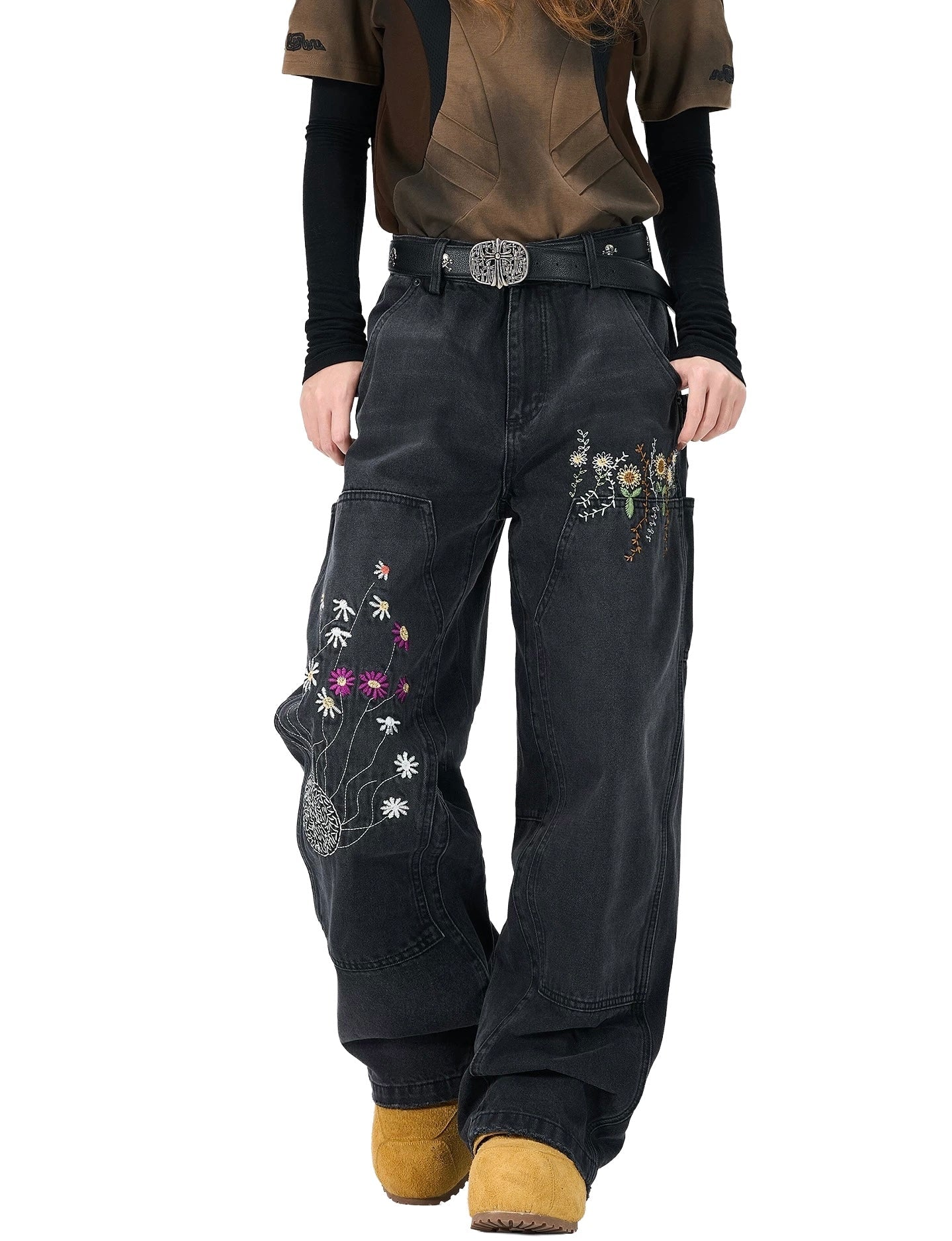 1088 FLORAL DENIM
