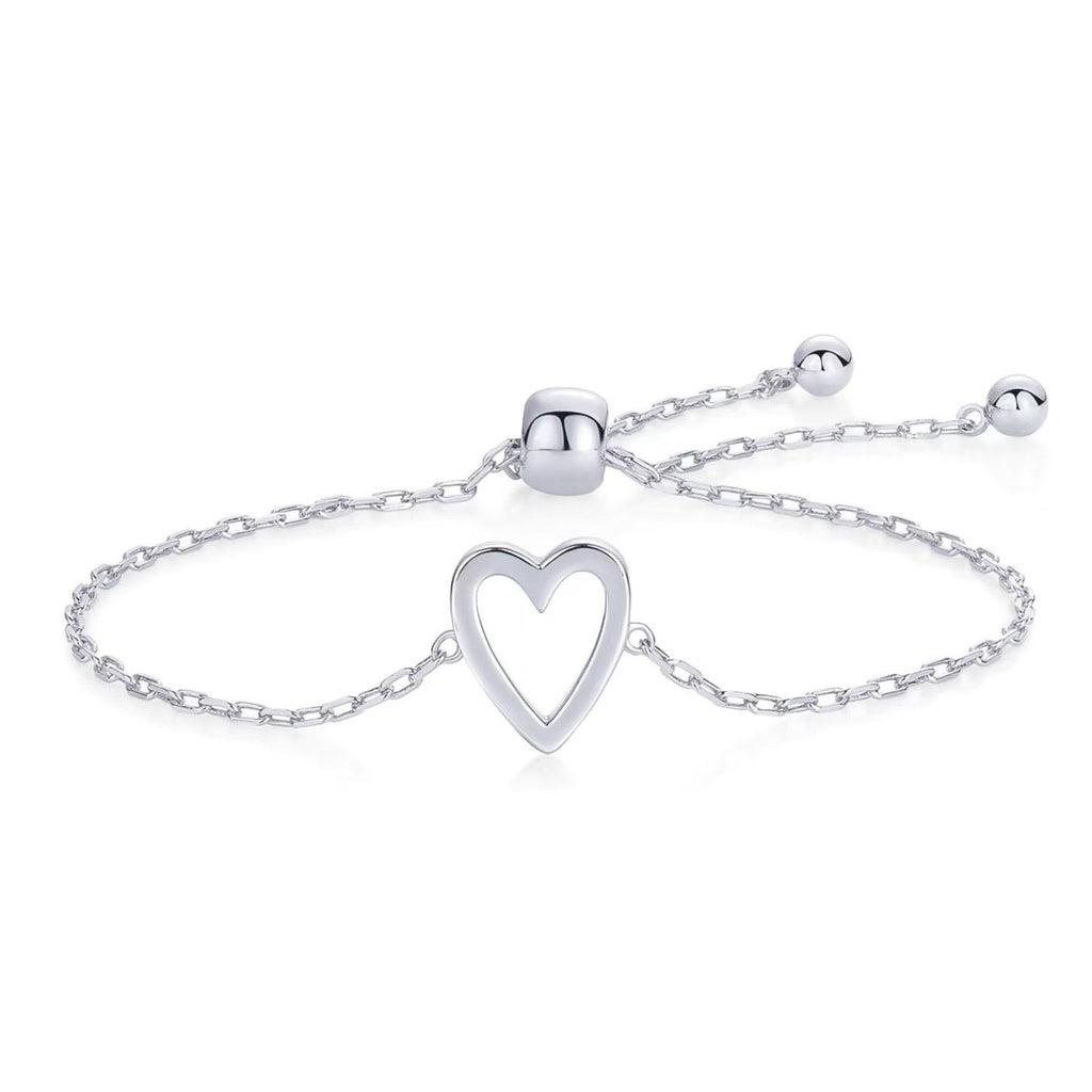2 Pieces Matching Heart Bracelets ¨C BFF & Mother Daughter Set