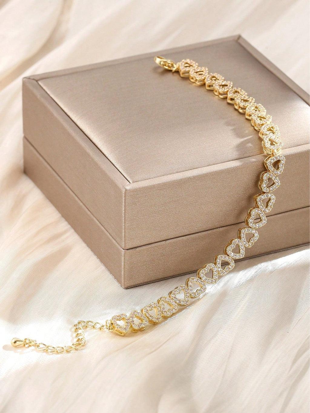 Infinite Heart Sparkle Bracelet