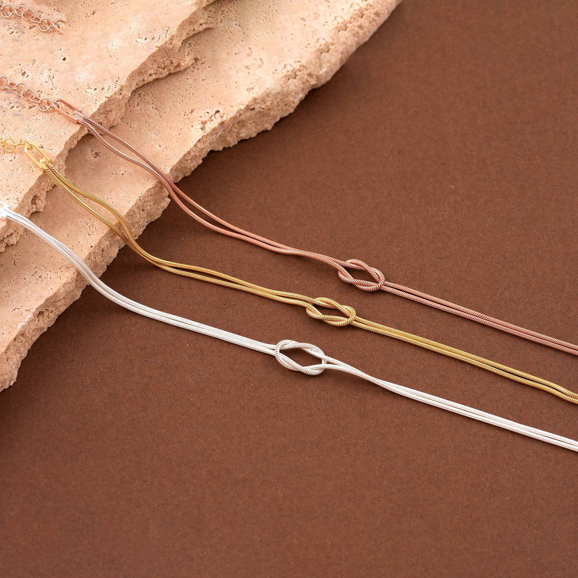 Minimalist Knot Together Bracelet