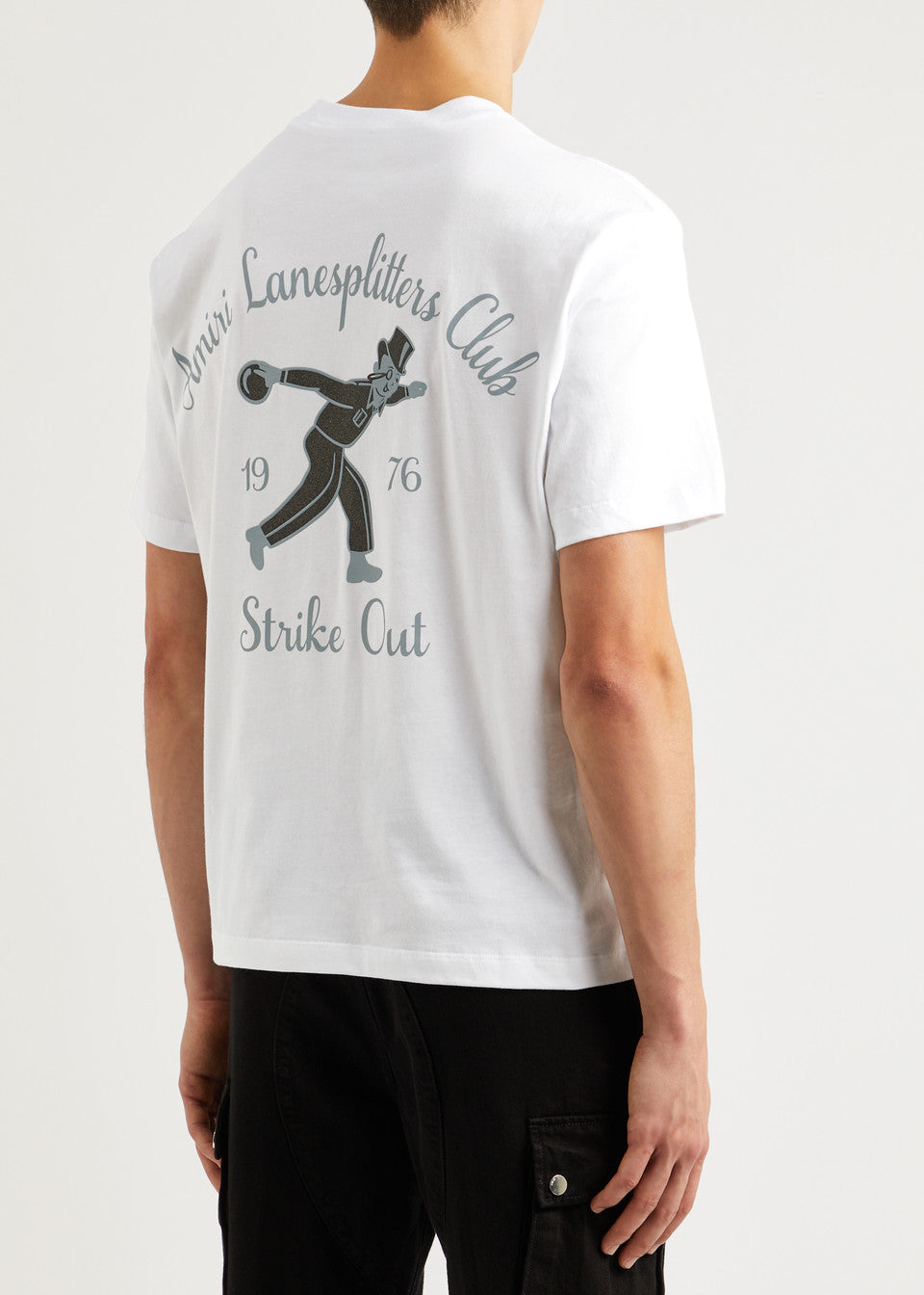 AMRI Lanesplitters logo-print cotton T-Shirt
