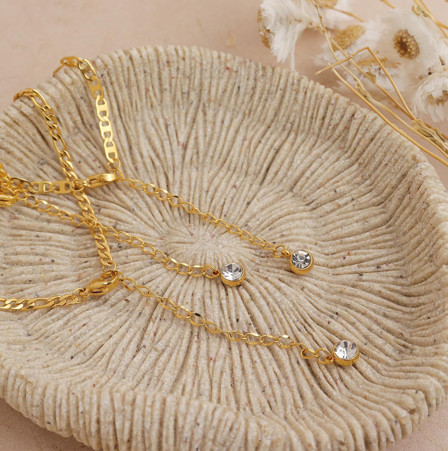 Waterproof & Tarnish-Free Classic Initial Anklet