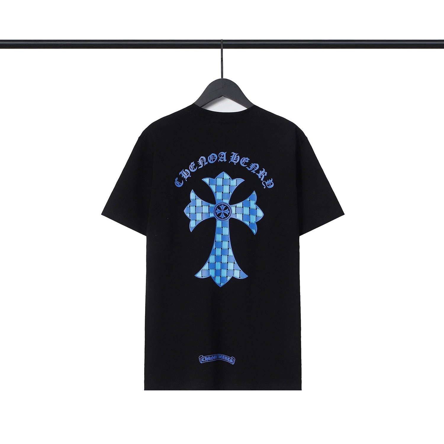 CHH Chrome Heart T Shirts Sanskrit Color Printing Loose Cotton Casual Crew Neck Short Sleeve T-Shirt