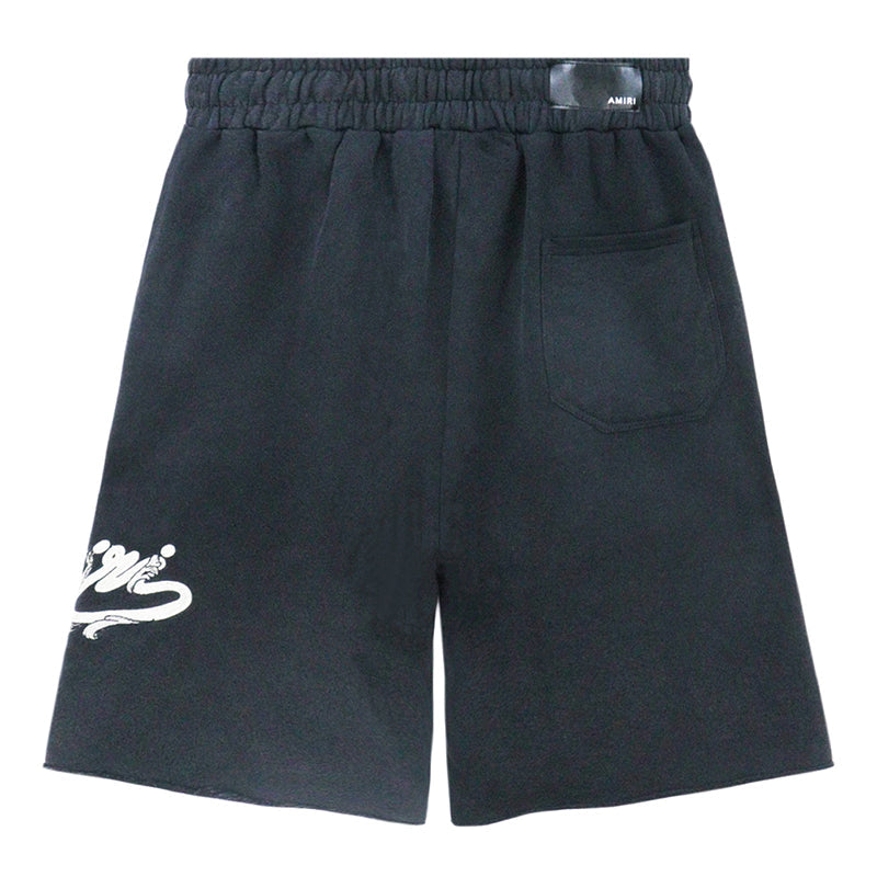 AMRI Letter Logo Embroidery Shorts