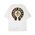 CHH Chrome Heart T Shirts Cross Color Printed Short Sleeve T-Shirt Loose