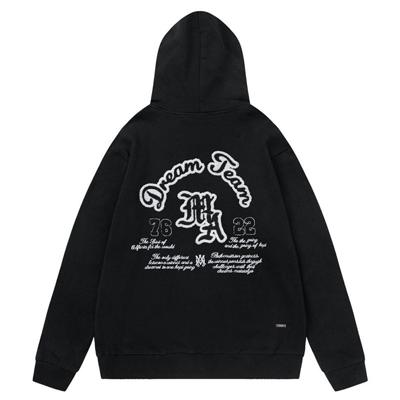 AMRI Embroidered-Logo Hoodies