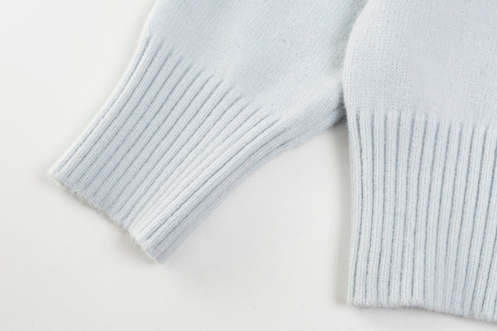 AMI Paris Classic Jacquard Heart Crewneck Sweater – 2025SS