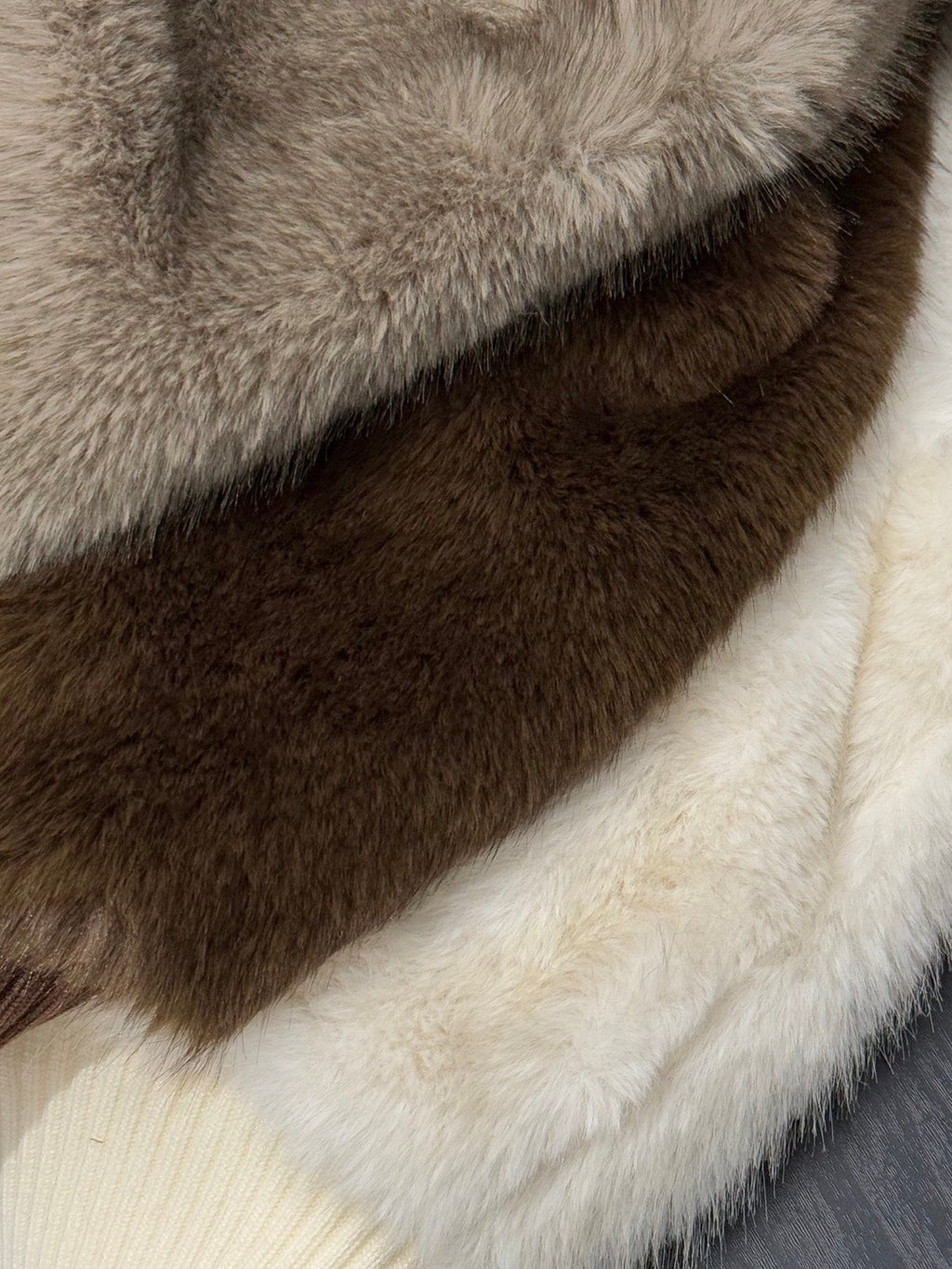 Moncler Faux Fur Convertible Jacket