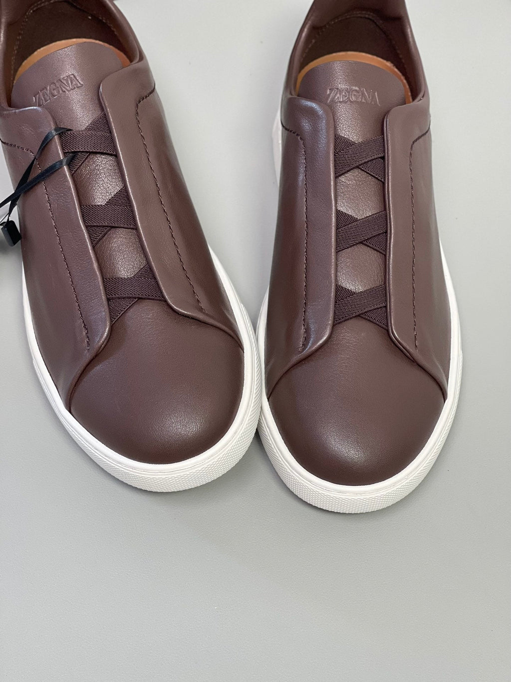 Zegna SECONDSKIN Triple Stitch Low-Top Sneakers