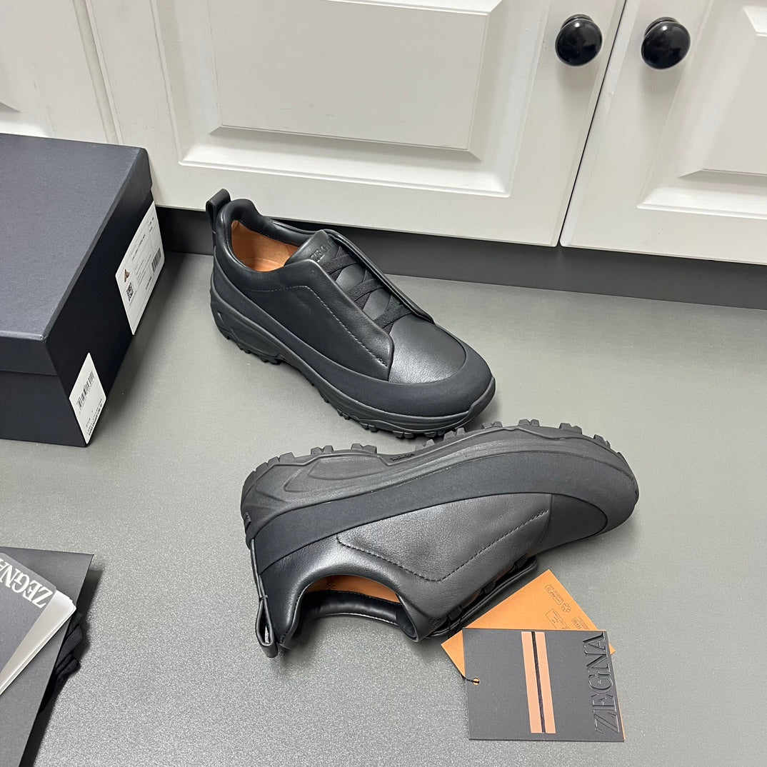 Zegna Triple Stitch™ Monte Suede Loafers – 2024 Collection