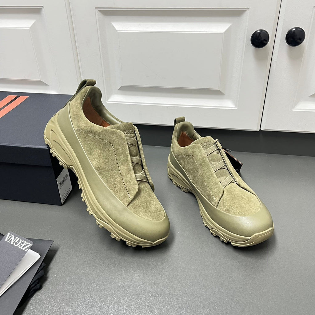 Zegna Triple Stitch™ Monte Suede Loafers – 2024 Collection