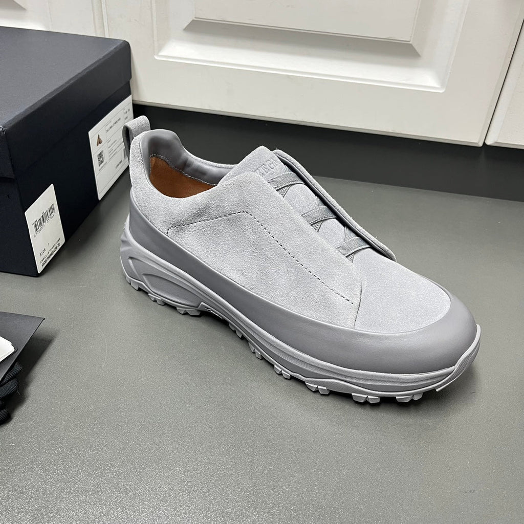 Zegna Triple Stitch™ Monte Suede Loafers – 2024 Collection