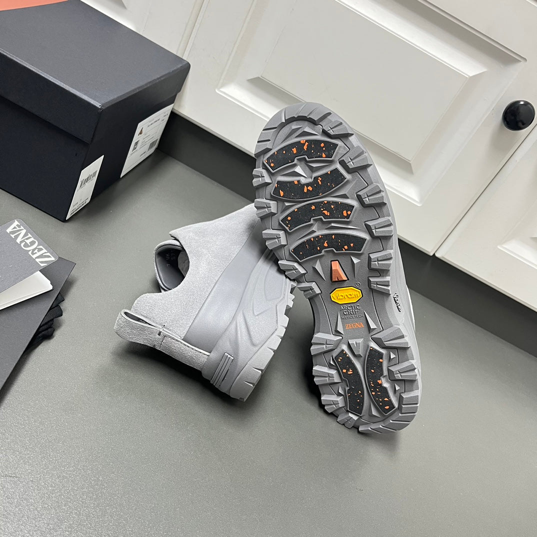 Zegna Triple Stitch™ Monte Suede Loafers – 2024 Collection