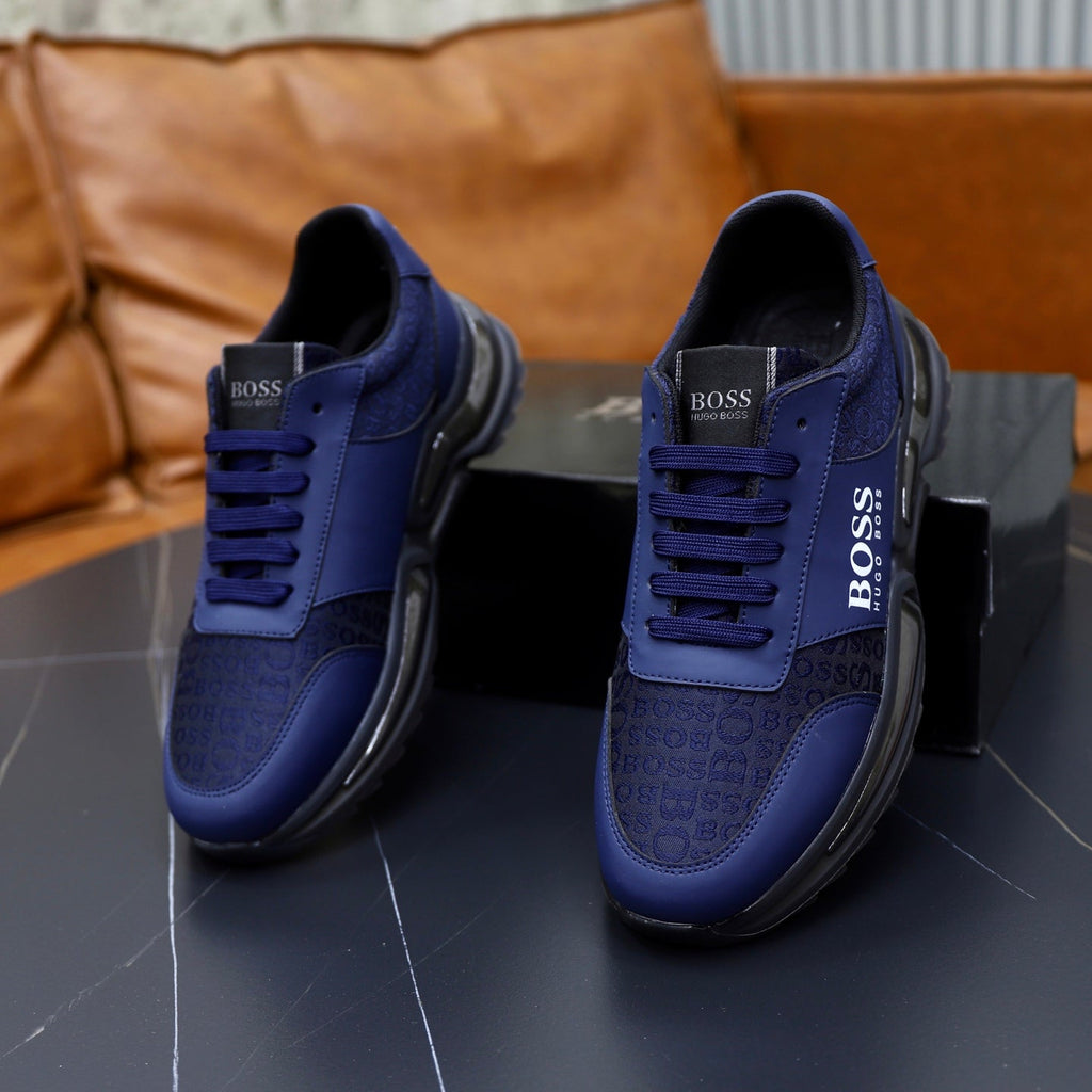 Boss Men's Knit Sport Sneakers