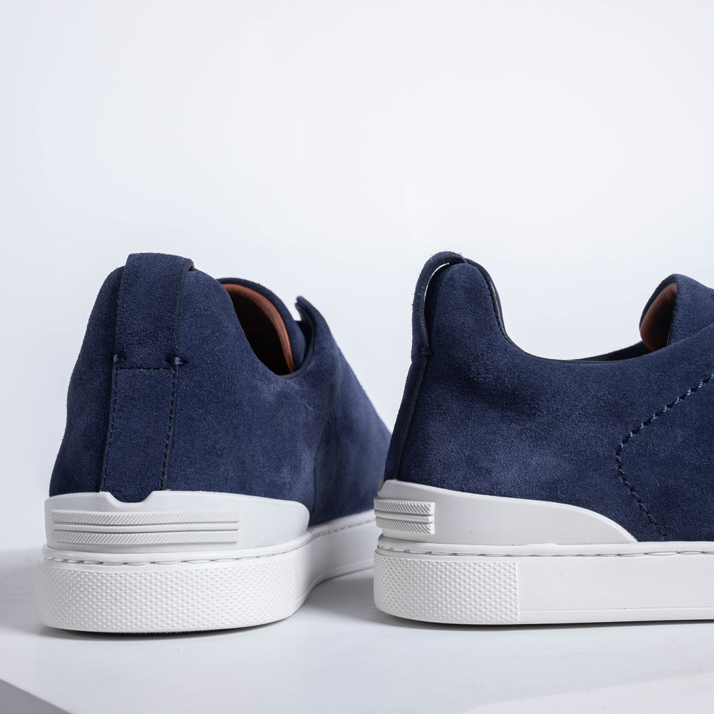 Zegna SECONDSKIN Triple Stitch Low-Top Sneakers